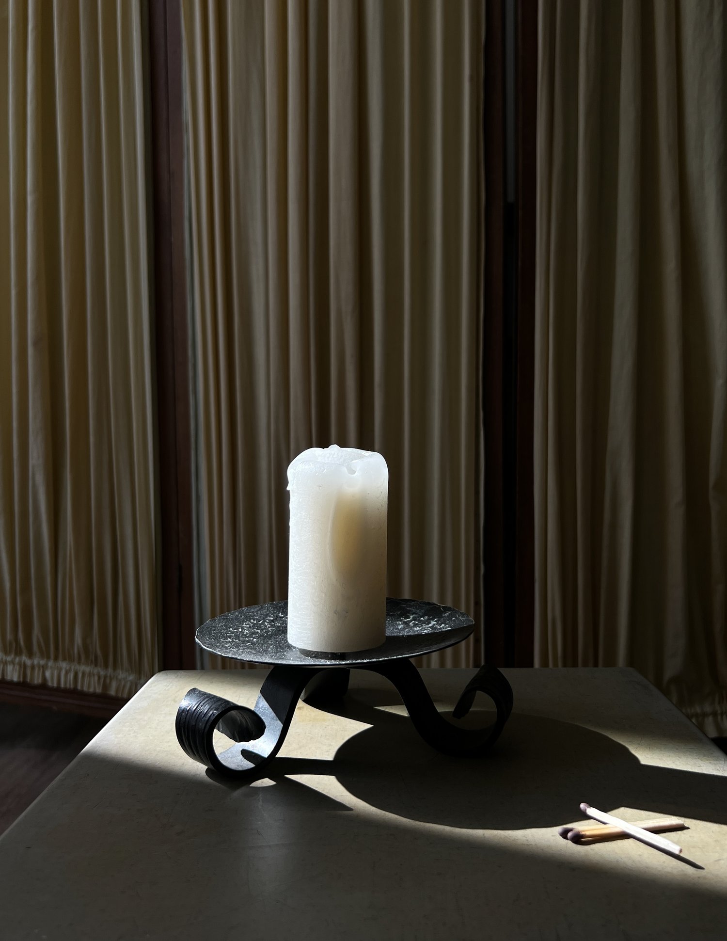 Brutalist Candle Holder