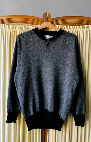 Comme des garçons Henley Knit Sweater - Size M