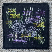 Purple, Green and Yellow Patch