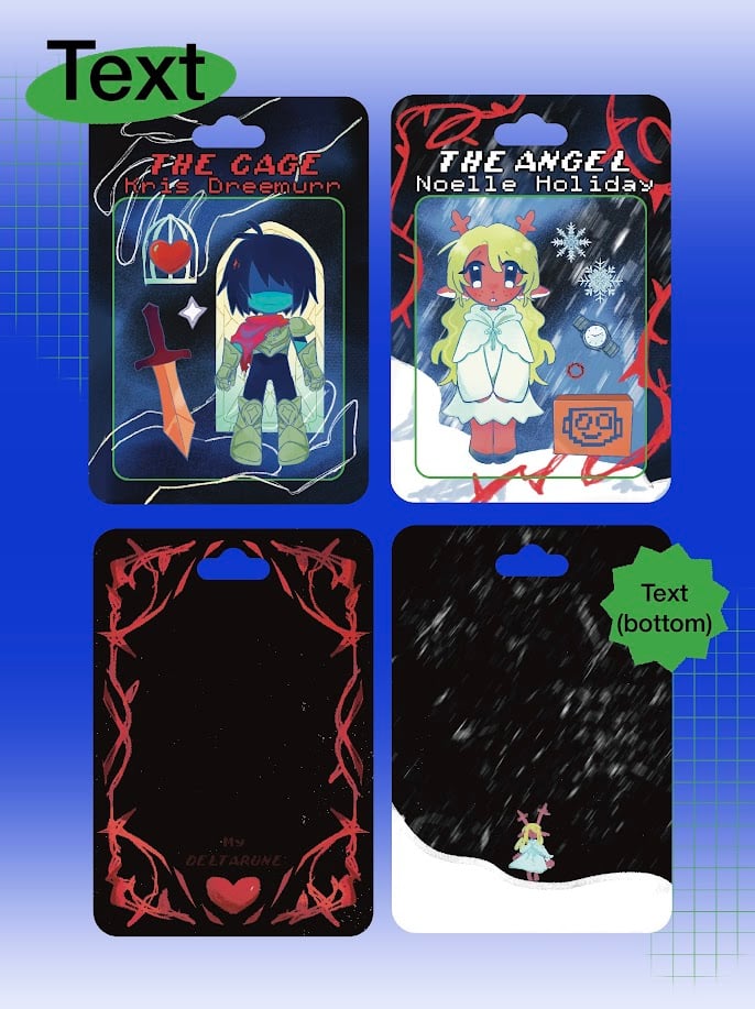 Cage + Angel Deltarune Charm Image 2