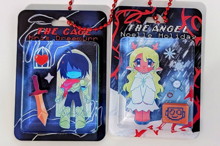 Cage + Angel Deltarune Charm Image 3