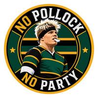 Image 1 of Party Pollock Apron | Gift Idea for Northampton Saints Fans