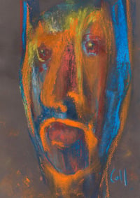 Image 2 of Stove- Sketchbook Drawing in Soft Pastels on Paper 