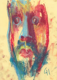 Image 2 of Bloom - Sketchbook Drawing in Soft Pastels on Paper 
