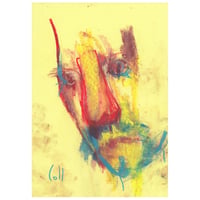 Image 1 of Submerged - Sketchbook Drawing in Soft Pastels on Paper 