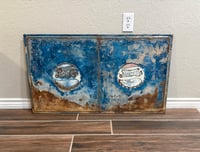 Image 1 of Vintage (ca. 1940s, e50s) Pepsi-Cola (Double-Dot Logo) Double-Hinged Cooler Lid