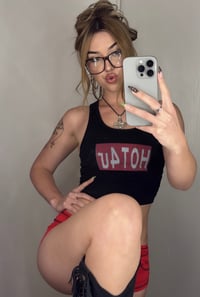 Image 5 of Hot4U✰ Cropped Tank Top (white)