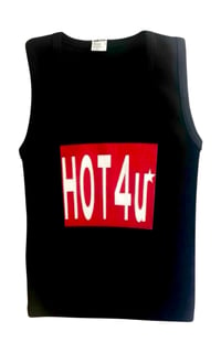 Image 1 of Hot4U✰ Cropped Tank Top (Black)