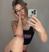 Image 2 of Hot4U✰ Cropped Tank Top (Black)