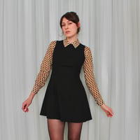 Image 1 of Ready-to-ship Marcia Dress: Little black Phuncle dress