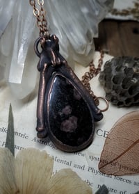 Image 3 of Cat Bone & Arfvedsonite Amulet