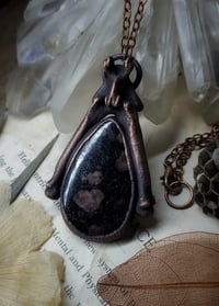 Image 5 of Cat Bone & Arfvedsonite Amulet