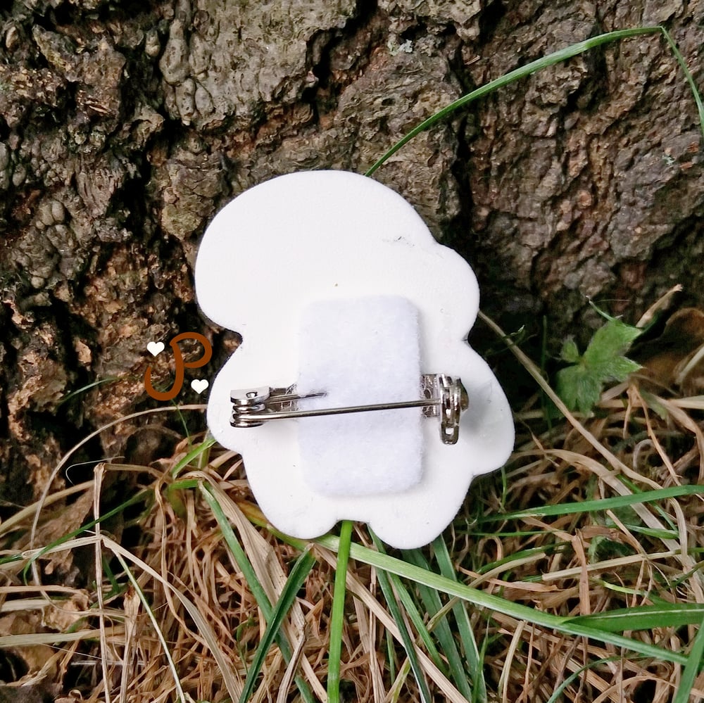 Image of Squirrel Acrylic Pin - Woodland Wearables