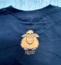 Image 3 of 'ΑΓΑΒ' Black t-shirt
