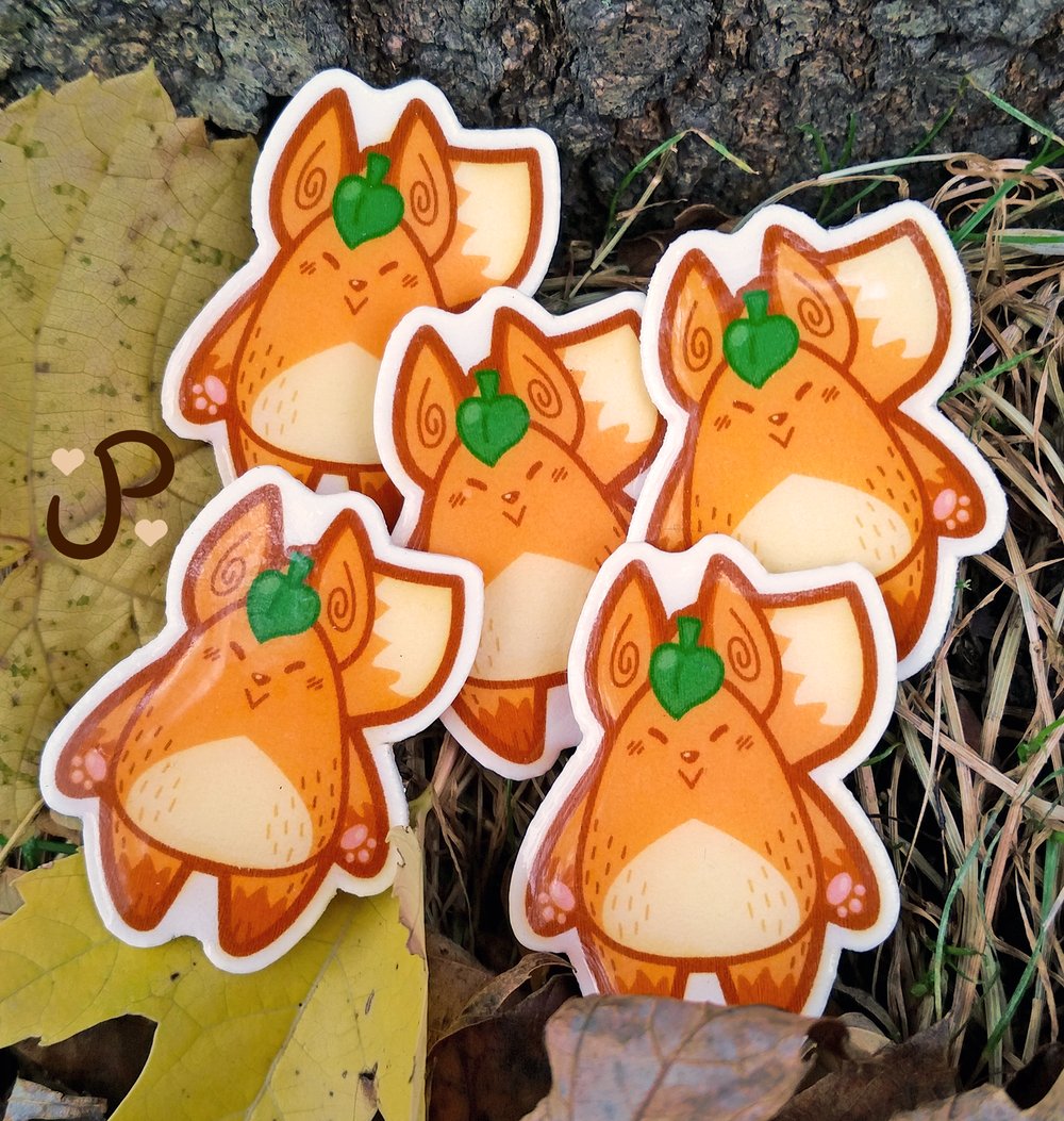 Image of Fox Acrylic Pin - Woodland Wearables