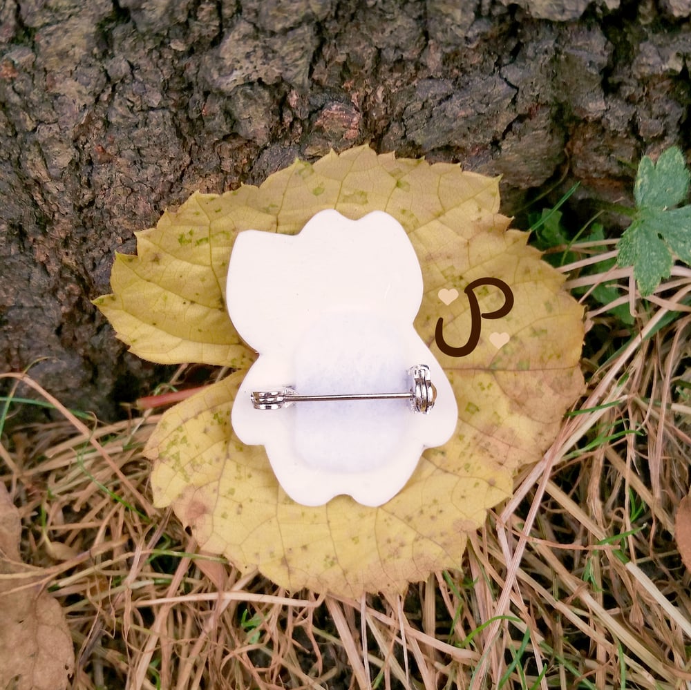 Image of Fox Acrylic Pin - Woodland Wearables