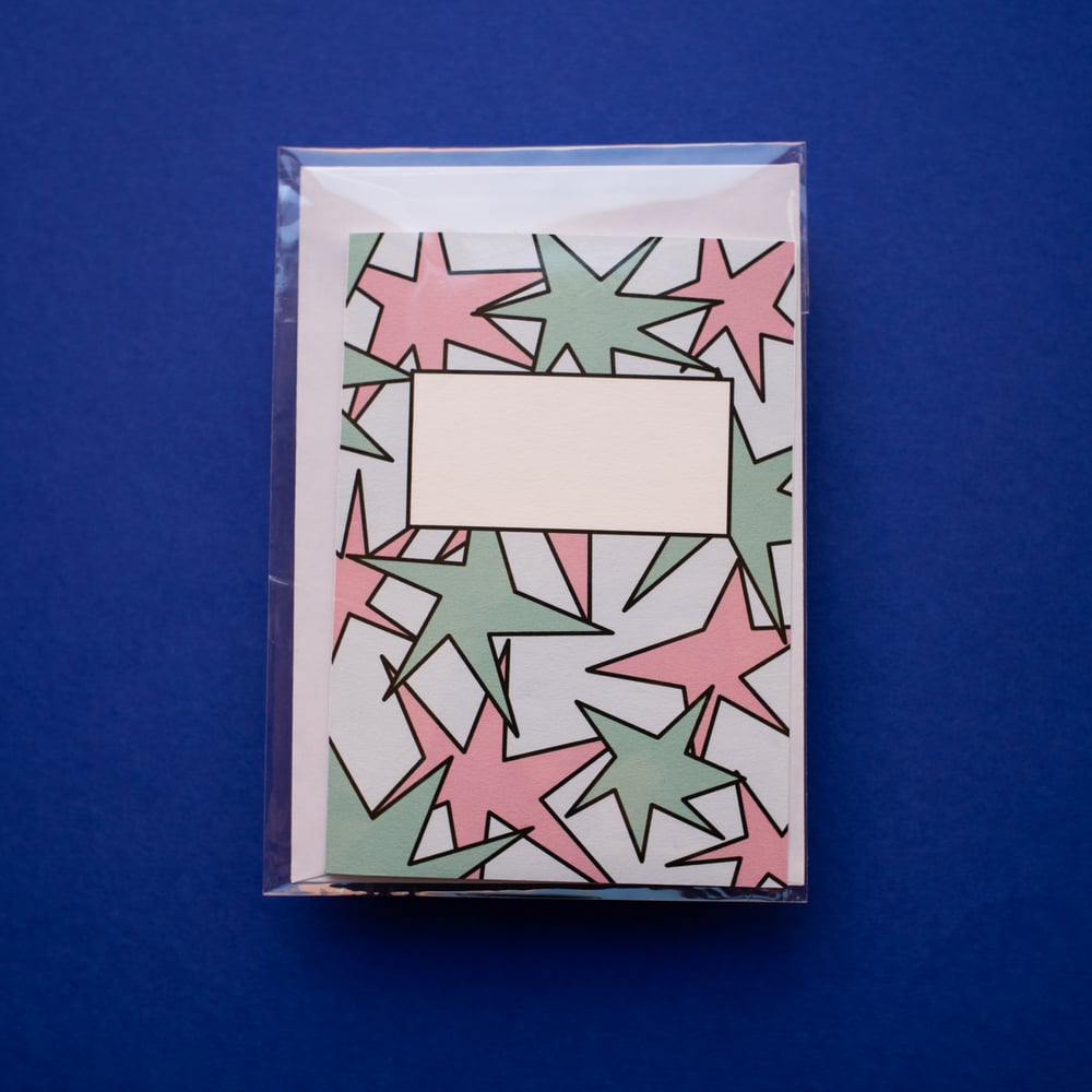 Image of light stars card