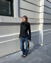 Image 4 of ITALIAN BLACK SHEEPSKIN JACKET