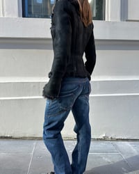 Image 5 of ITALIAN BLACK SHEEPSKIN JACKET