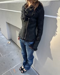 Image 6 of ITALIAN BLACK SHEEPSKIN JACKET