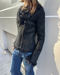 Image 7 of ITALIAN BLACK SHEEPSKIN JACKET