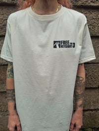 Image 2 of People Against Genocide t-shirt - white