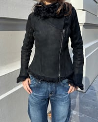 Image 2 of ITALIAN BLACK SHEEPSKIN JACKET