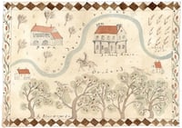 Image 2 of Folk map Giclée print 10