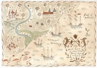 Image 2 of Folk map Giclée print 3