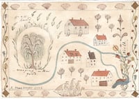 Image 2 of Folk map Giclée print 6