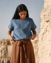 Image 1 of "ALMA" Shirt - sky