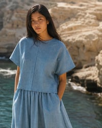 Image 3 of "ALMA" Shirt - sky