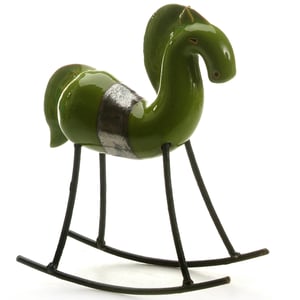 Image of Rocking Horse Sculpture for Home Deco | Various Colours