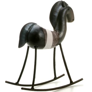 Image of Rocking Horse Sculpture for Home Deco | Various Colours