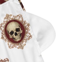 Image 4 of Skull Frame Basketball Shorts — Gothic Skull Pattern AOP Athletic Shorts
