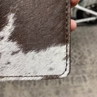 Image 3 of The WarHorse Nomad - Cow Hide/Chocolate/Brass