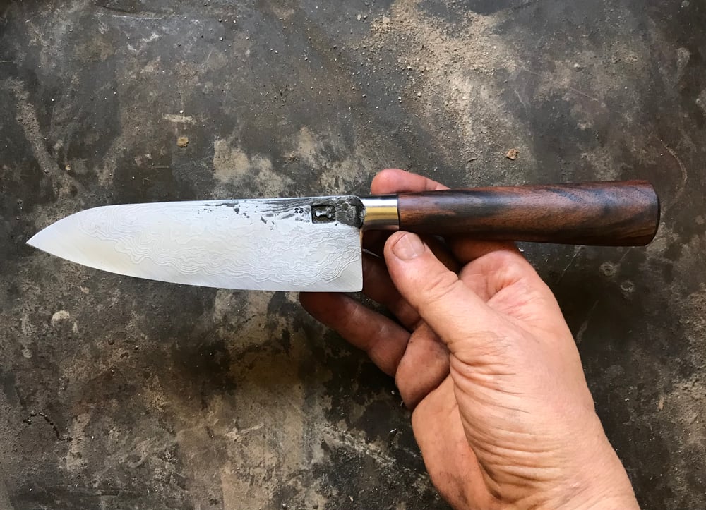Image of damascus/walnut 23