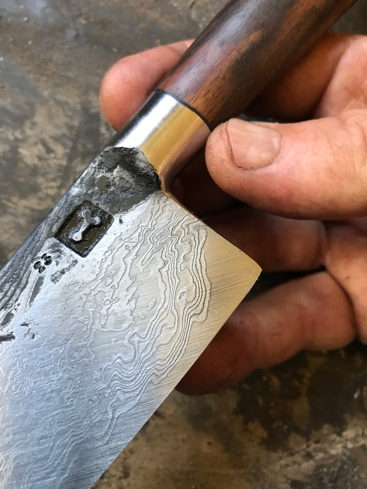 Image of damascus/walnut 23