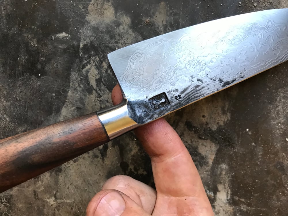 Image of damascus/walnut 23