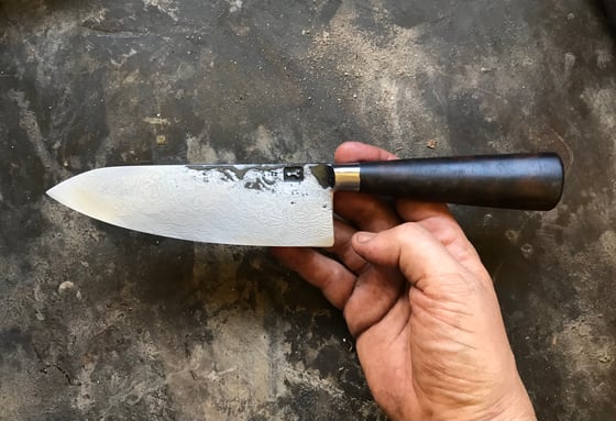 Image of damascus/walnut 22
