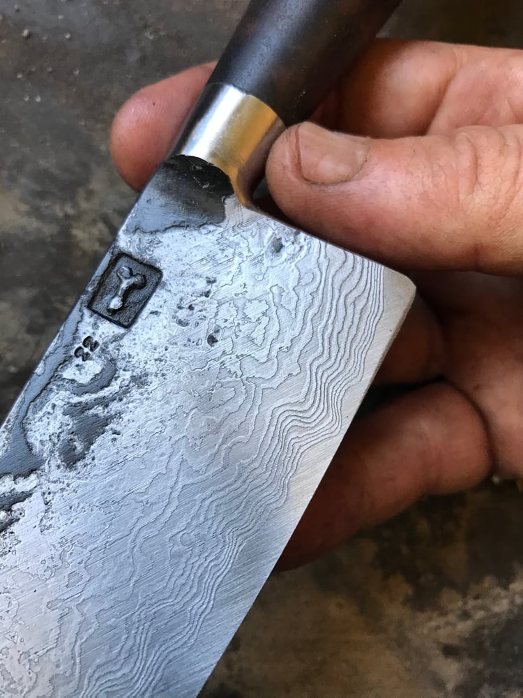 Image of damascus/walnut 22