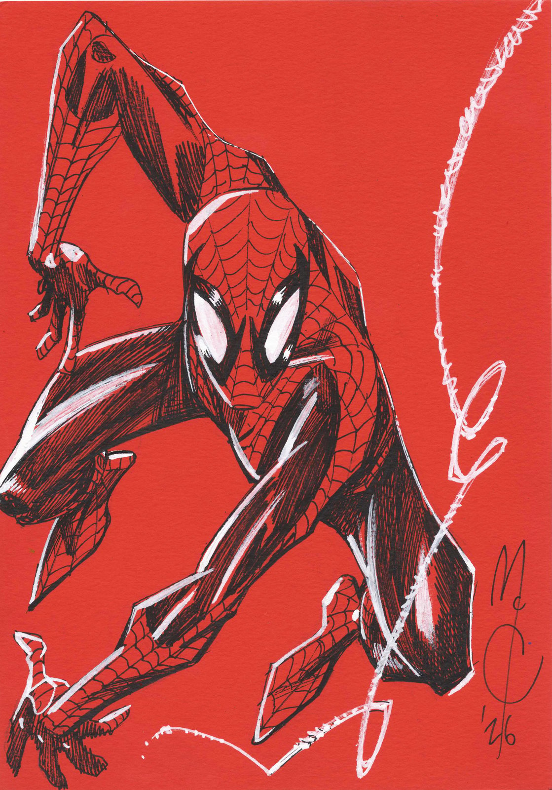 Image of Spidey _ a4, full figure