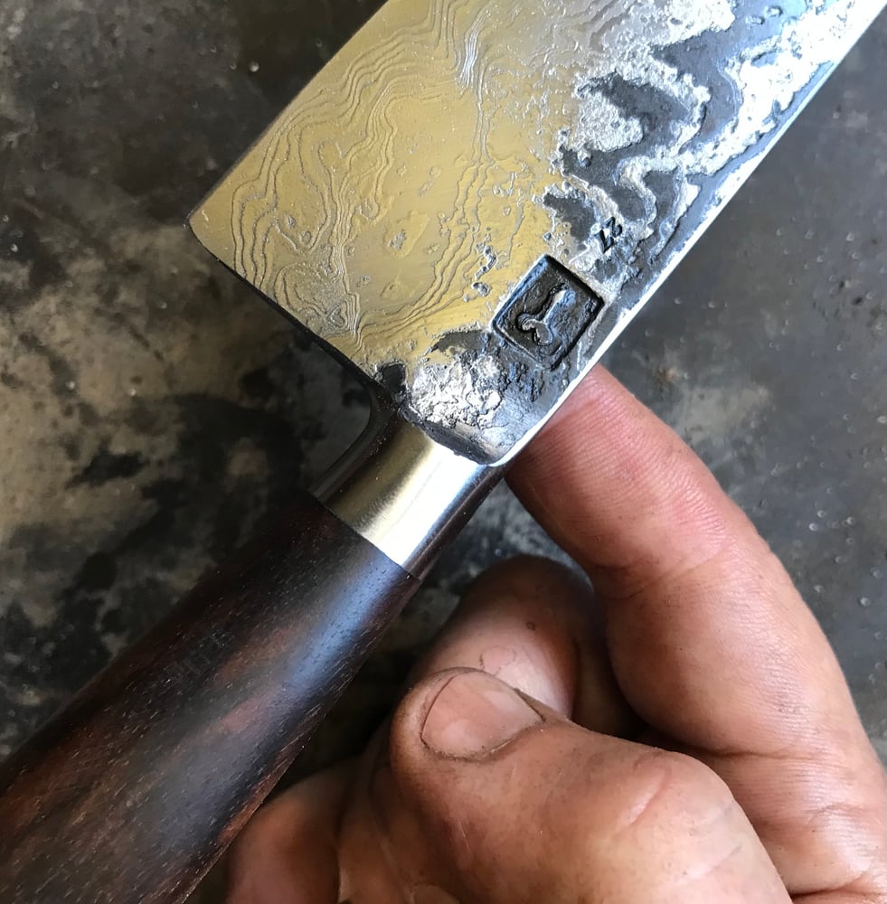 Image of damascus/walnut 27