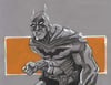 Bat Man Drawing _ a4, full figure