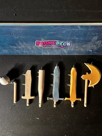 Image 6 of Original Block’em Pop’em WoodBots with weapon set of 6 (Special Edition)