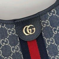 Image 4 of Gucci Inspired Denim Handbag (Pre-Order)