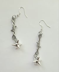 Image 2 of Barbed Flail Earrings