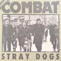 Image 1 of Choke Combat "Stray Dogs" 7" Repress on White Marble Vinyl