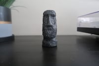 Image 3 of Moai Easter Island Head Statue Black
