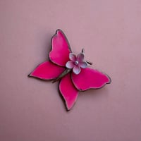 Image 3 of Broche « PAPILLON-FLEUR »